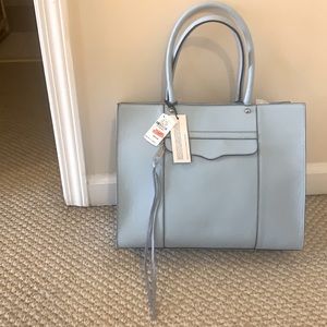 Baby blue tote bag! Brand new!